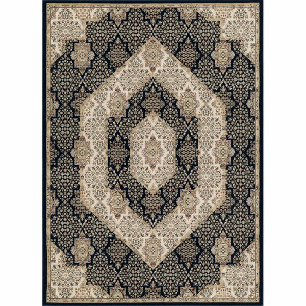 Decoracion 4 x 6 ft. Stella Oriental Rug Blue DE3029769